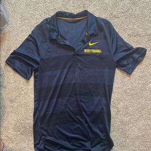 Nike Men's Navy Blue West Virginia Shirt